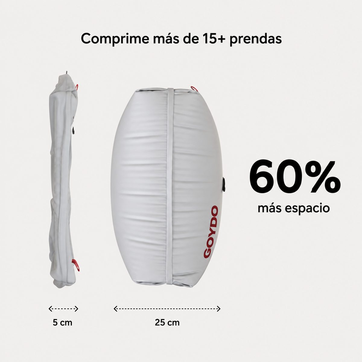 Kit bolsa de viajes GOYDO TRAVELVAC