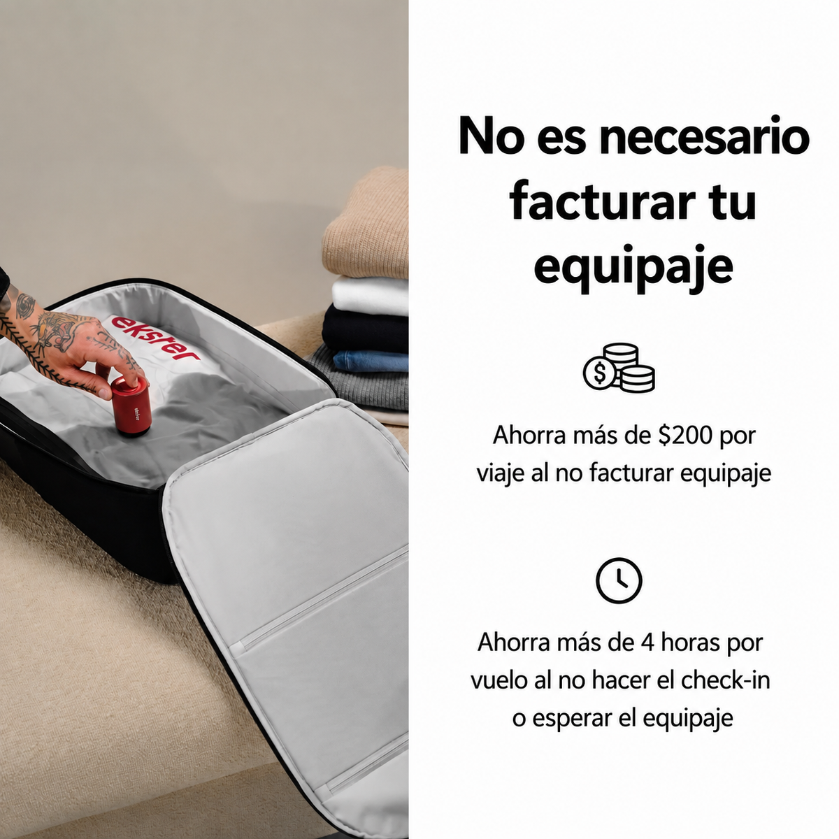 Kit bolsa de viajes GOYDO TRAVELVAC
