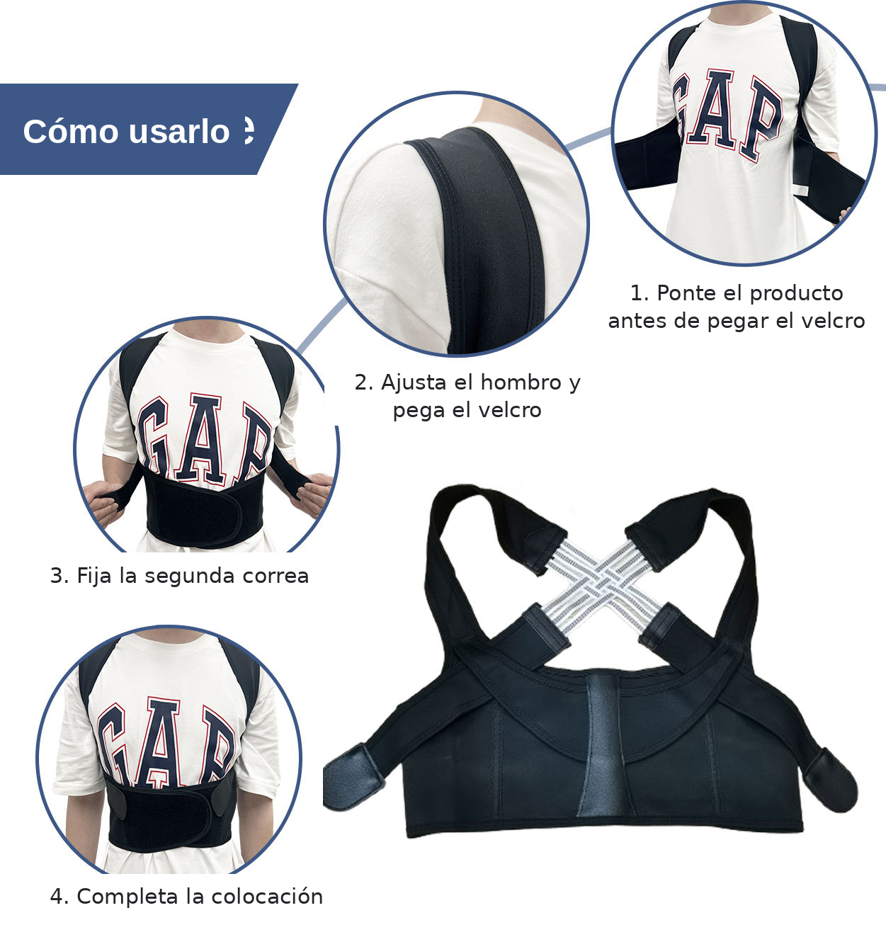Corrector de postura GOYDO recticore