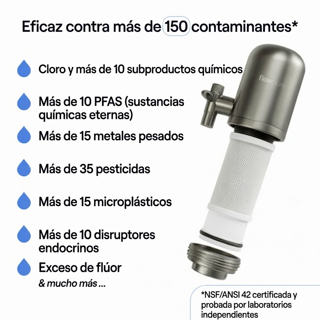 Purificador de Agua + 2 filtros gratis